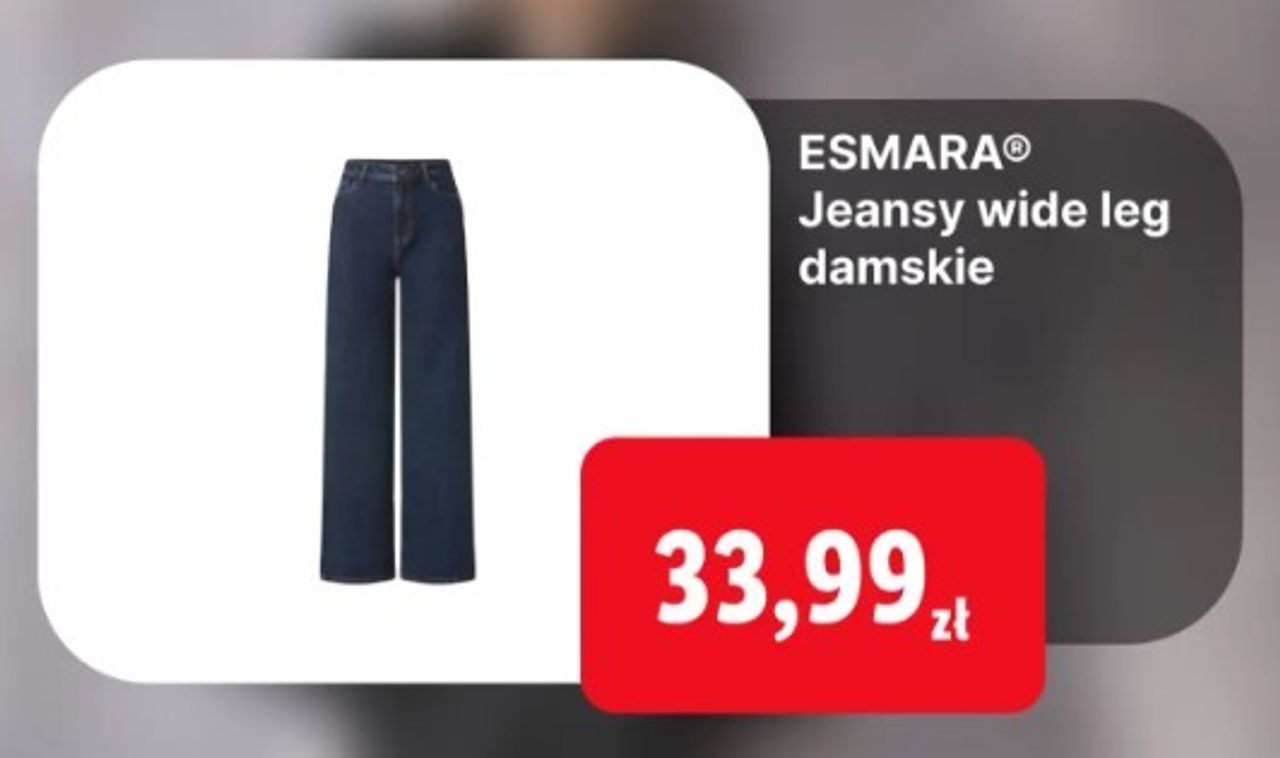 Jeansy wide leg w bezkonkurencyjnej cenie