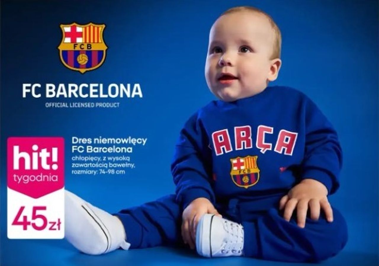 Dres niemowlęcy FC Barcelona – komfort i genialna cena w jednym