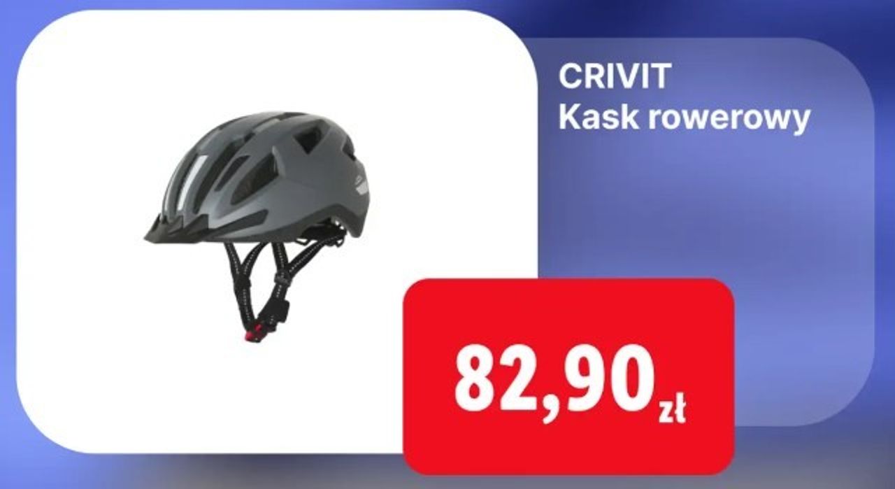 Kask rowerowy Crivit za 82,90 zł – gwarancja bezpiecznej jazdy