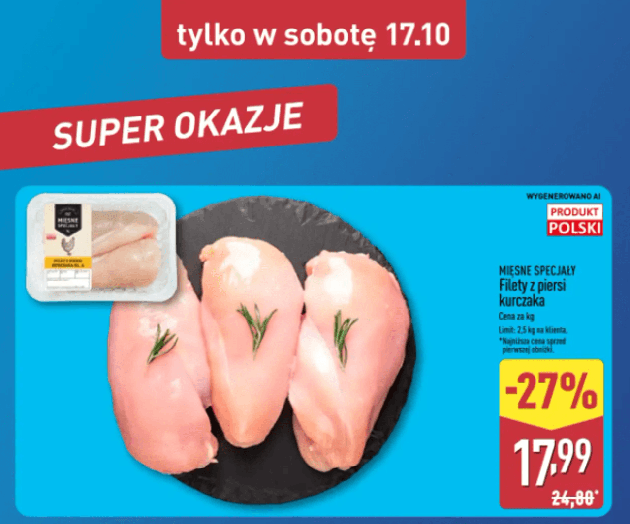Sobotni hit na filety z kurczaka