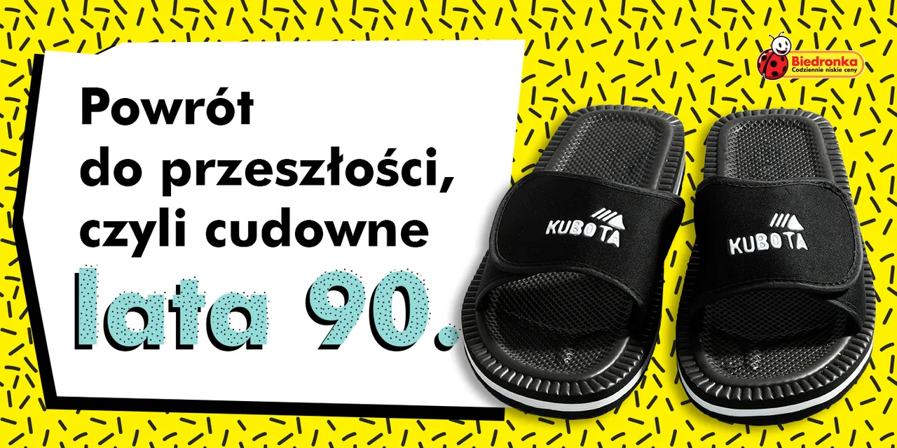 post image - Kultowe klapki Kubota ponownie w Biedronce