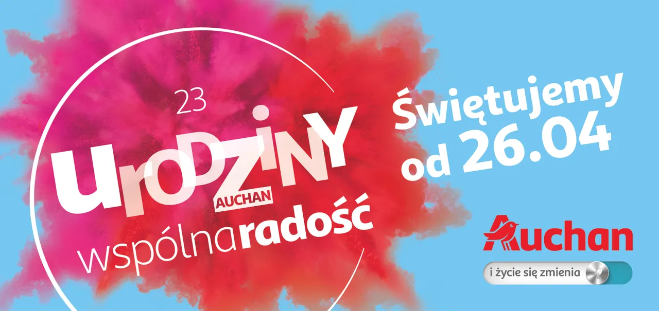 post image - Auchan świętuje 23. urodziny w Polsce