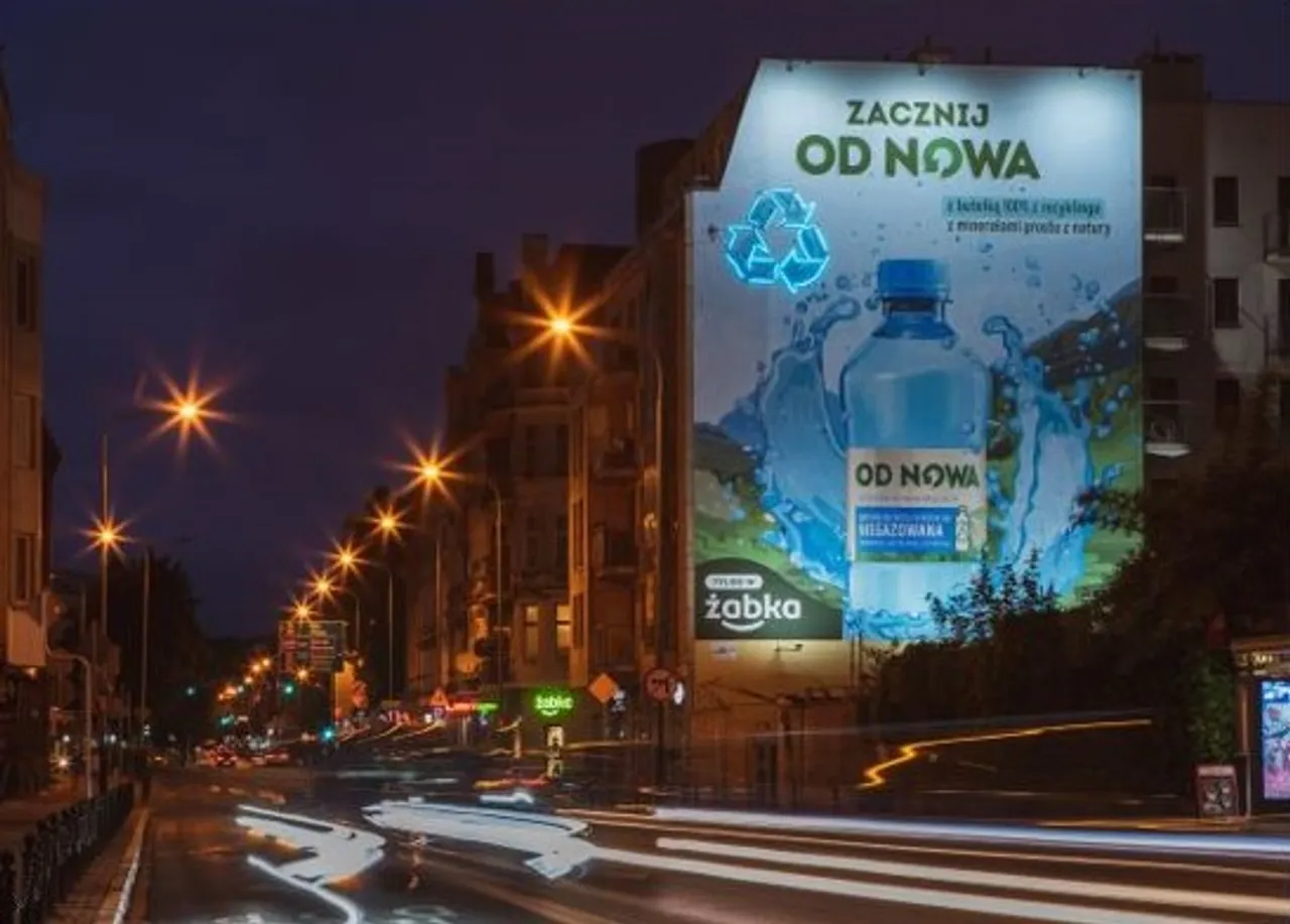 post image - Ekologiczny mural Żabki w centrum Poznania