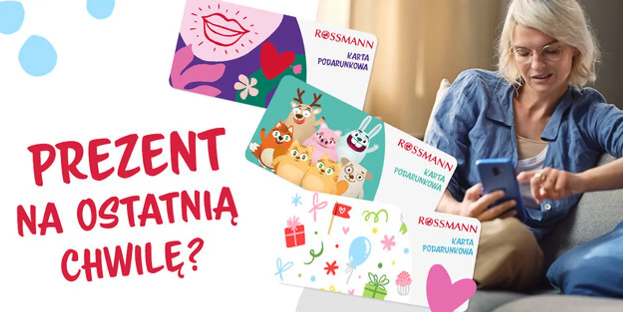 post image - Karty podarunkowe dostępne w aplikacji Rossmanna