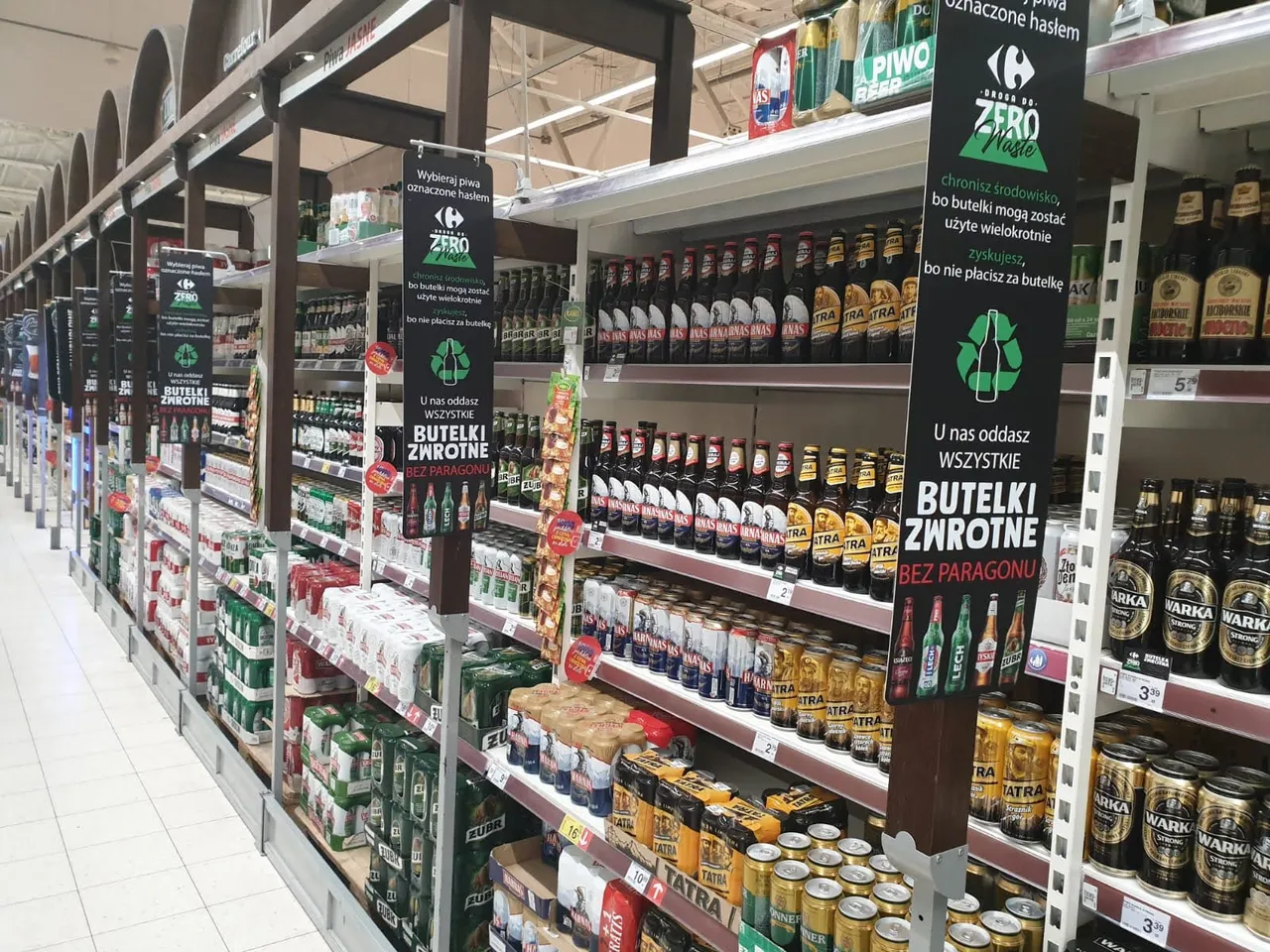 post image - Carrefour rozszerza możliwość zwrotu butelek bez paragonu