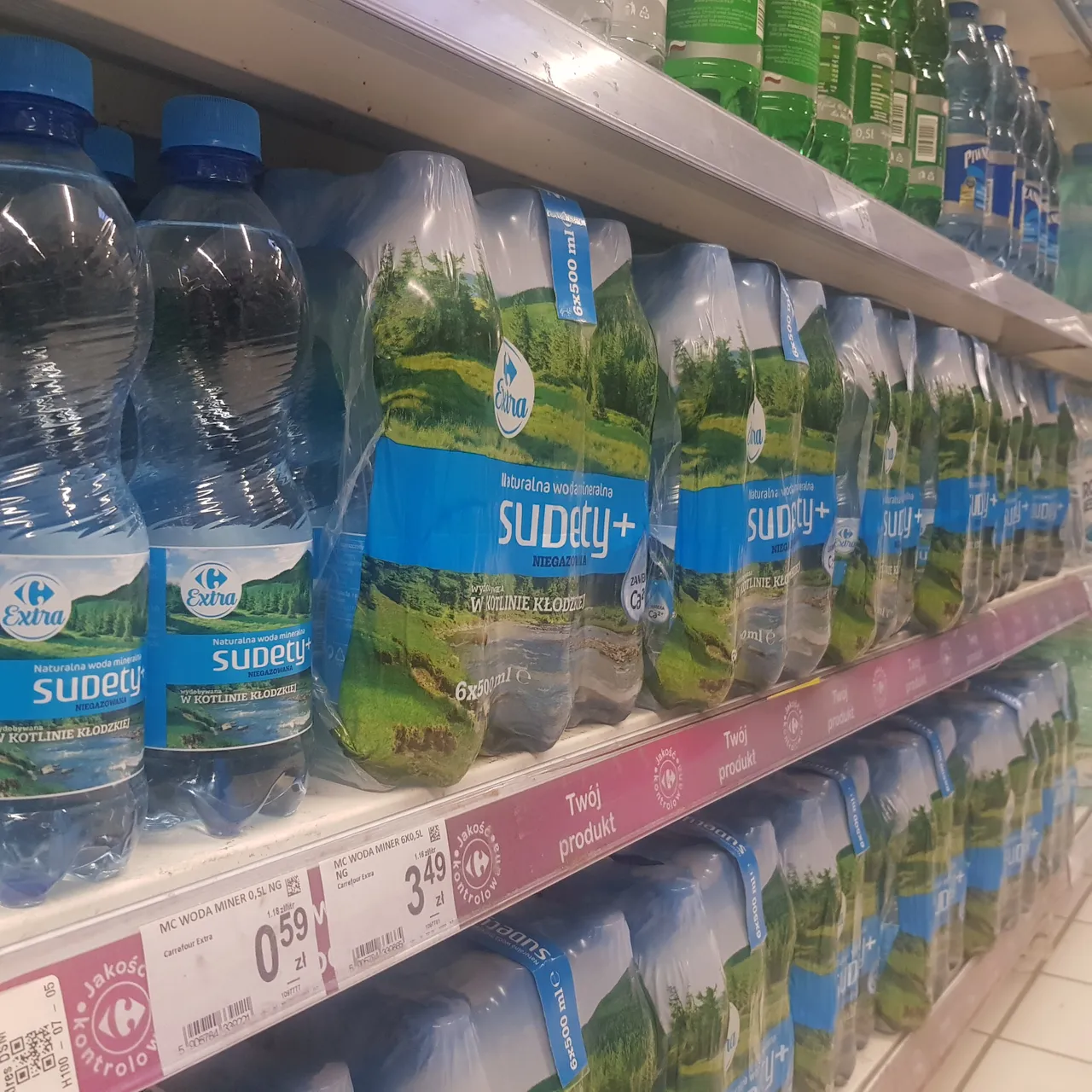 post image - Coraz mniej plastiku w butelkach marki własnej Carrefour