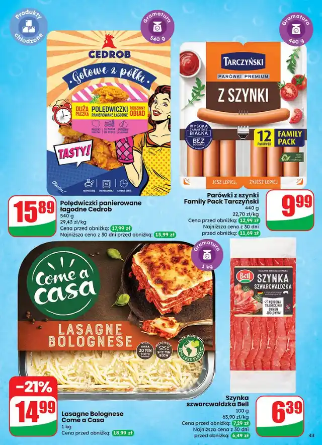 newspaper image - Parówki z szynki Tarczyński - Dino