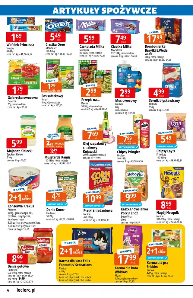 newspaper image - Sernik na zimno Delecta - E.Leclerc