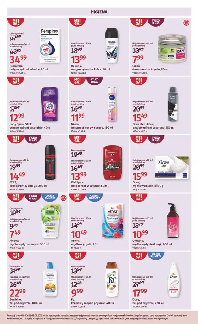 newspaper image - Mydło w płynie białą herbata i limonka Alterra - Rossmann