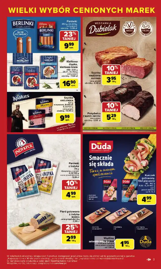 newspaper image - Polędwica drobiowa z majerankiem Silesia Duda - Carrefour