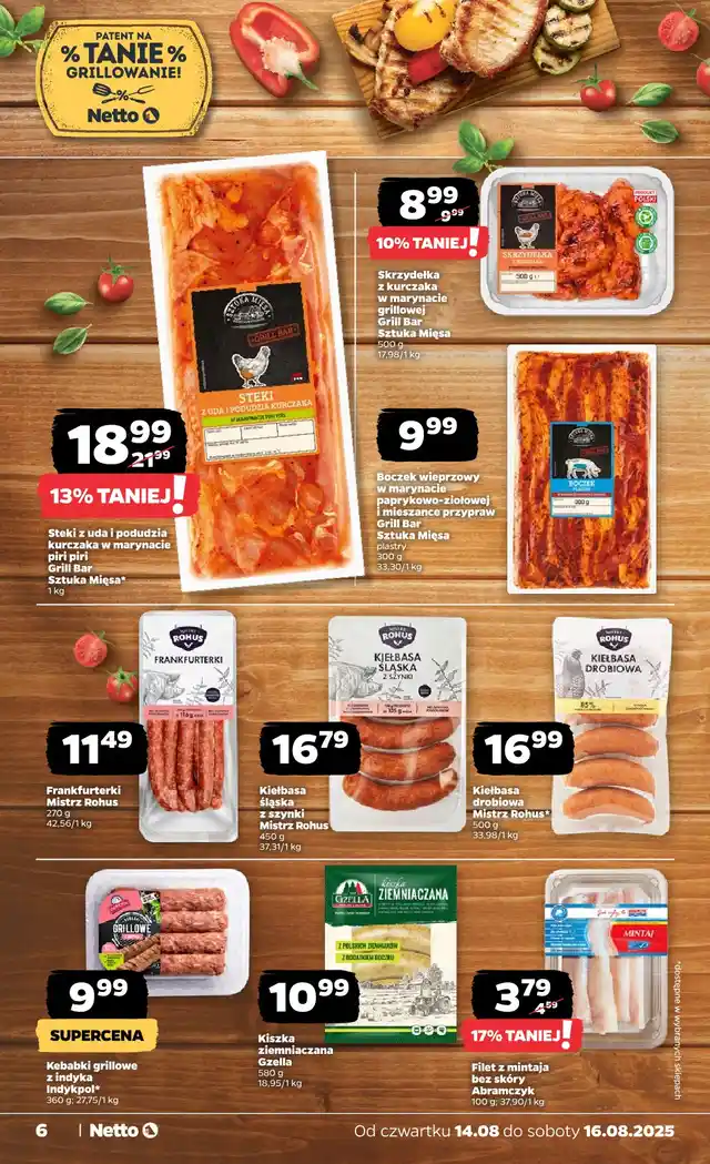 newspaper image - Boczek wieprzowy w papryce z ziołami Sztuka Mięsa Netto - Netto