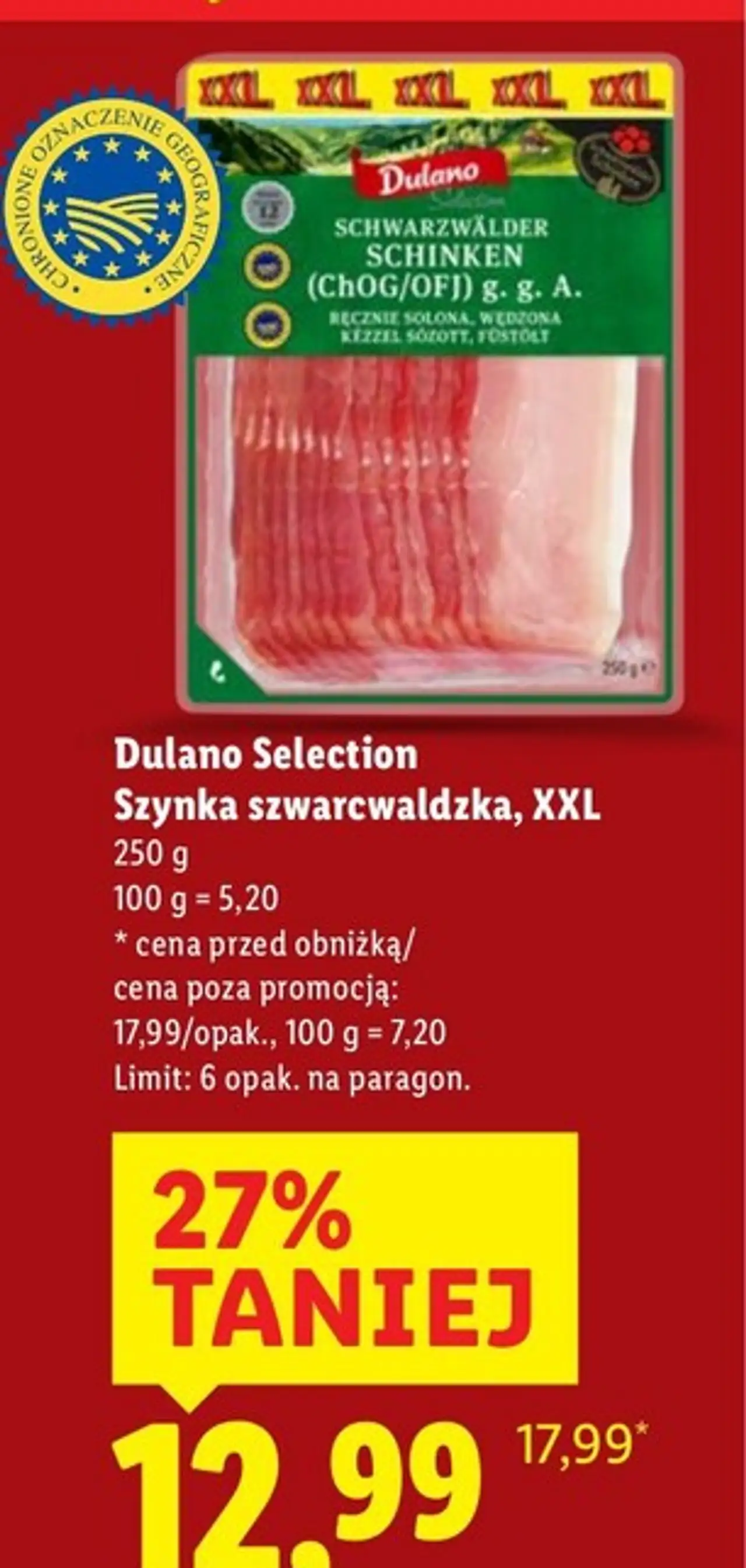 Szynka szwarcwaldzka Dulano Selection
