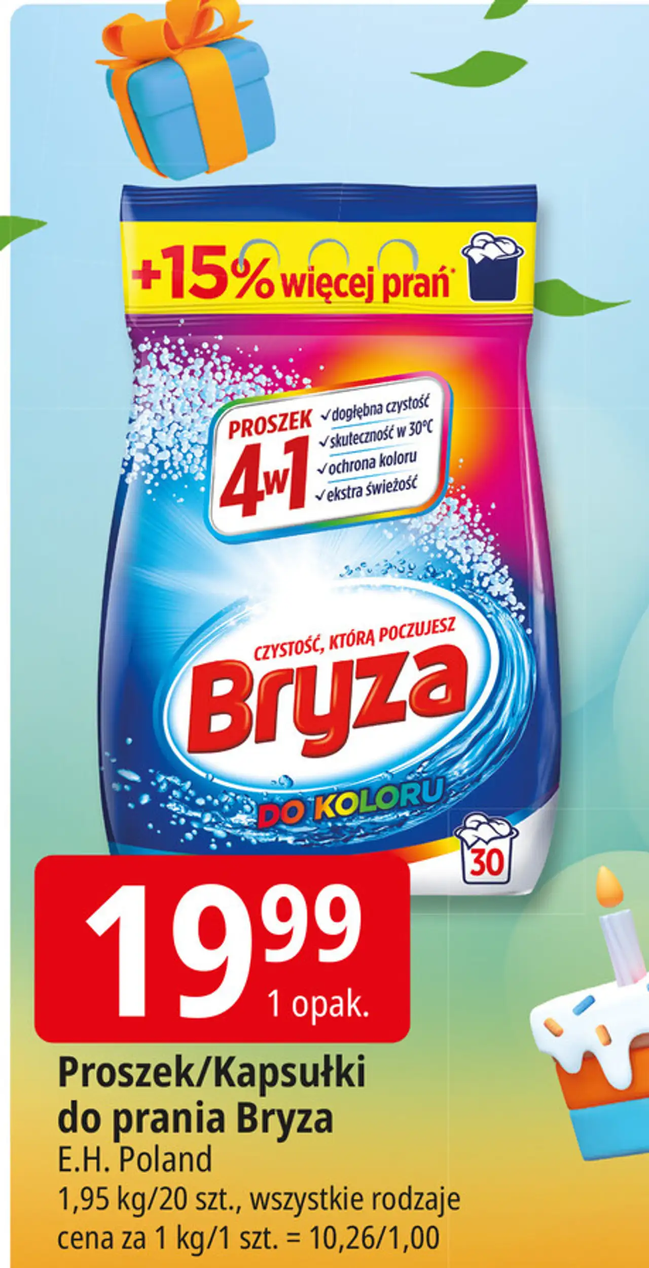 Proszek do koloru 4w1 Bryza