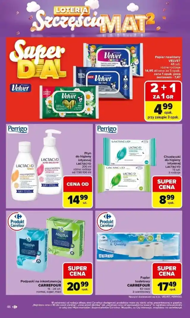 newspaper image - Podpaski maxi Carrefour Soft - Carrefour