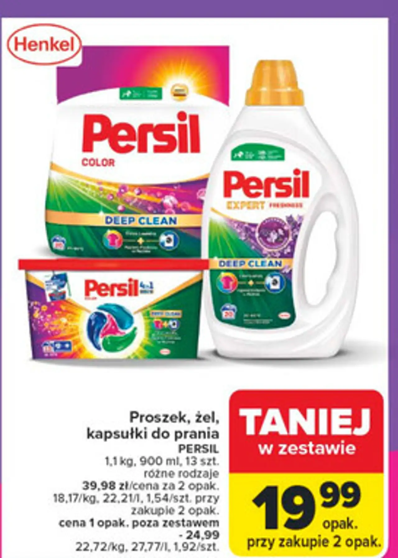 Proszek do prania deep clean Persil Color