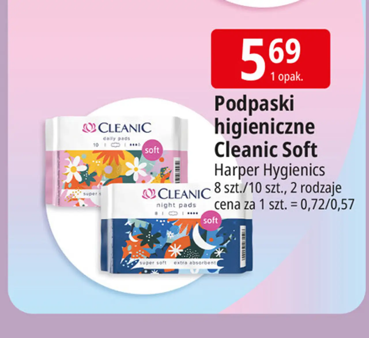 Podpaski night Cleanic