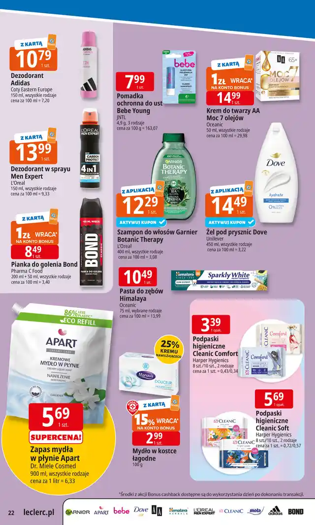 newspaper image - Podpaski night Cleanic - E.Leclerc