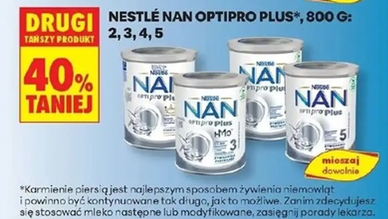 Mleko 2 Nestle Nan Optipro Plus
