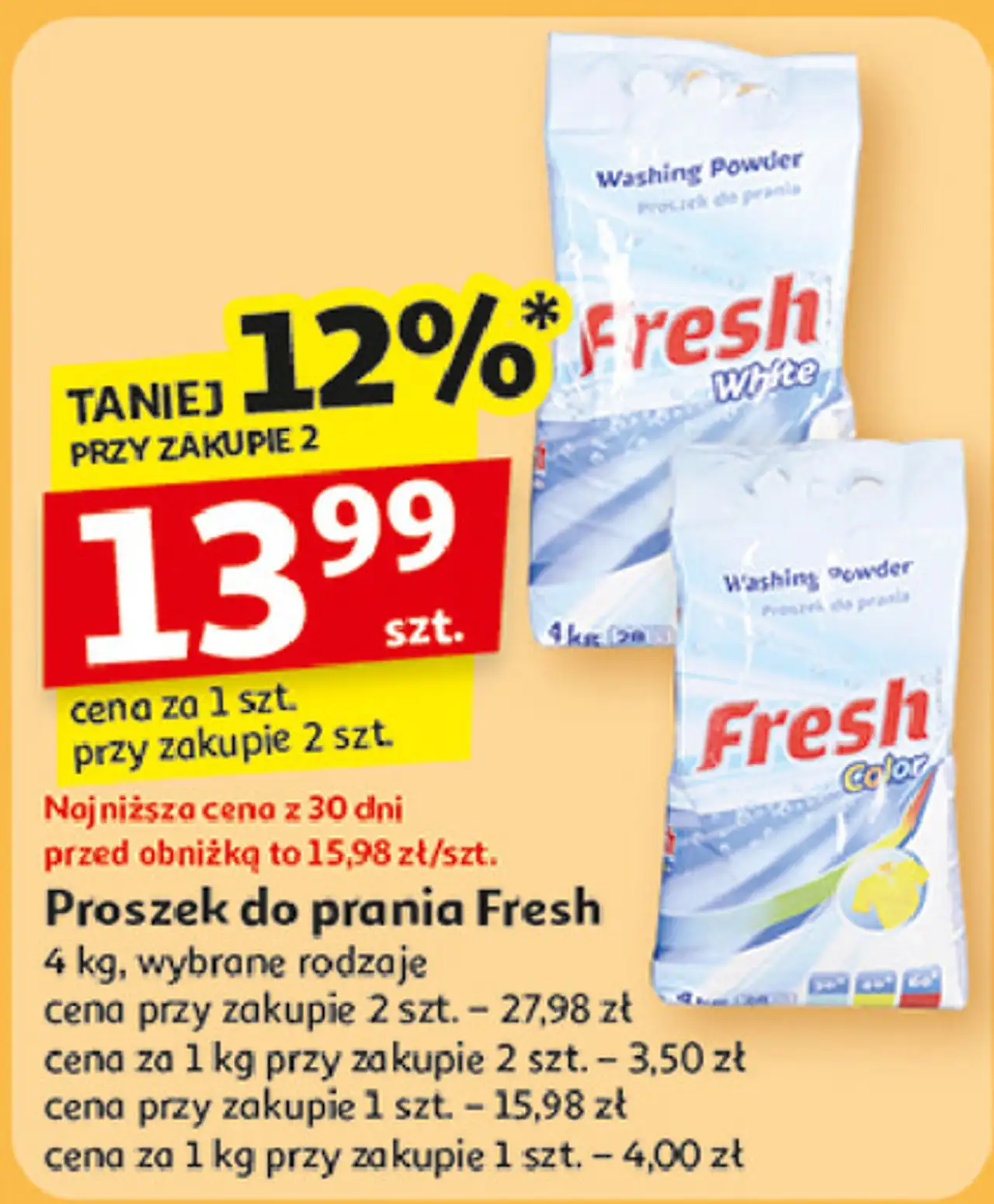 Proszek do prania kolorowego Fresh (Velvet Group)