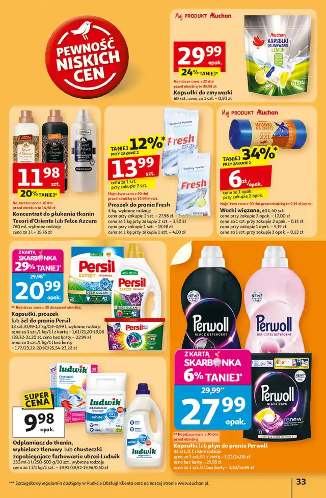 newspaper image - Proszek do prania kolorowego Fresh (Velvet Group) - Auchan