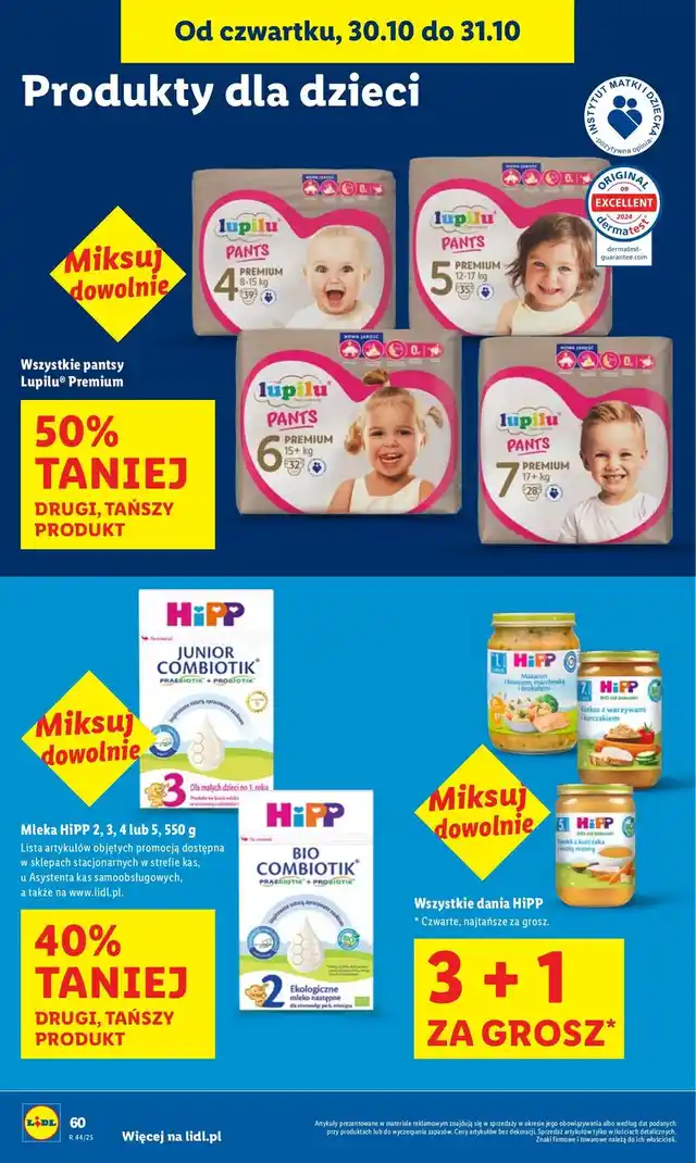 newspaper image - Mleko 3 Hipp Junior Combiotik - Lidl