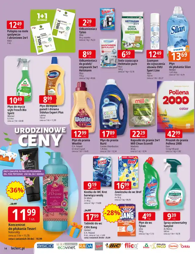 newspaper image - Tabletki do czyszczenia wc Cillit Bang - E.Leclerc