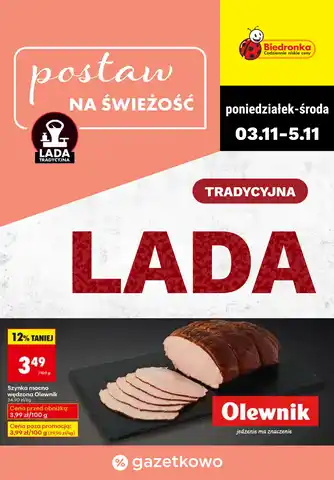 newspaper - Spożywcze - Biedronka