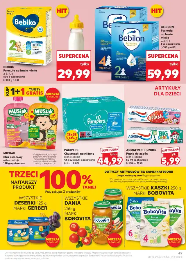 newspaper image - Mleko 2 Bebilon Advance Pronutra - Kaufland