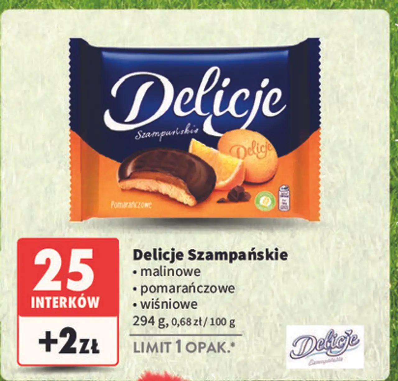 Ciastka z galaretką pomarańczową Delicje Szampańskie