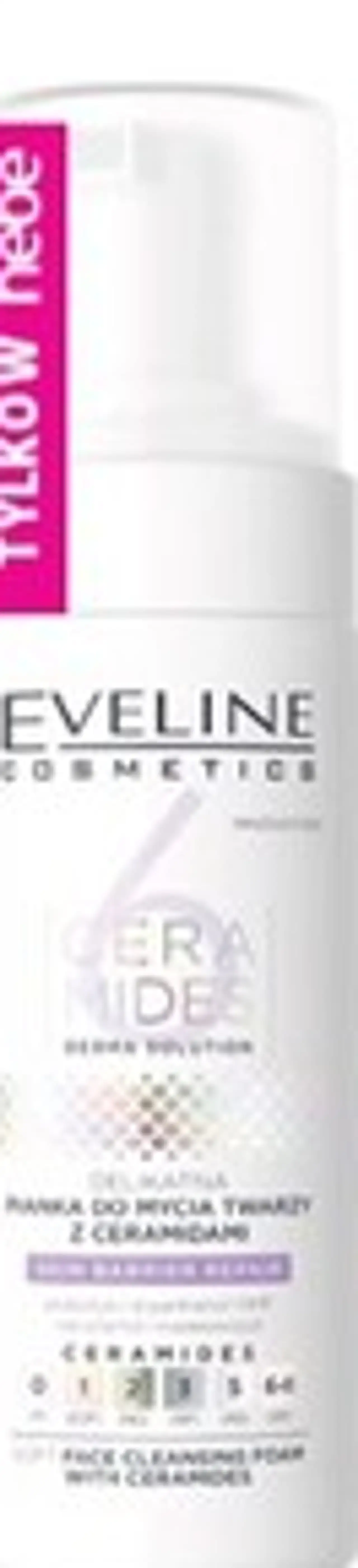 EVELINE COSMETICS 6 Ceramides, delikatna pianka do mycia twarzy z ceramidami