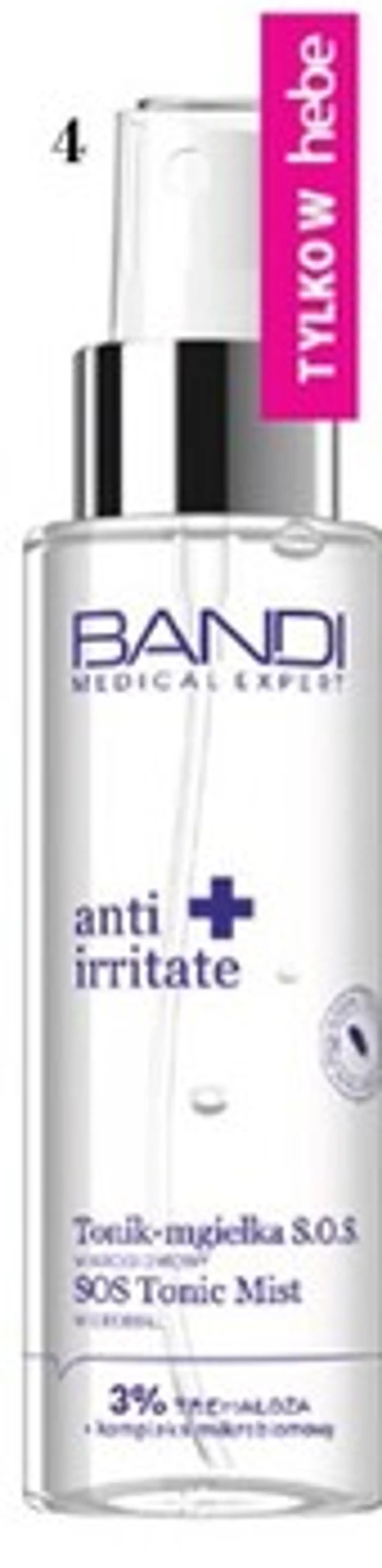 BANDI MEDICAL EXPERT Anti Irritate, kojący tonik-mgiełka do twarzy, 100 ml