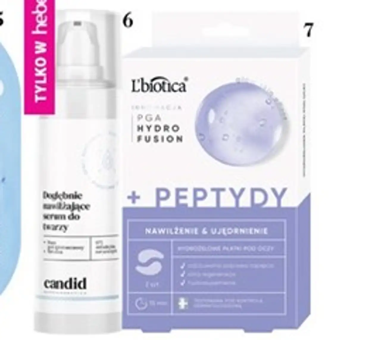 L'BIOTICA płatki pod oczy z peptydami