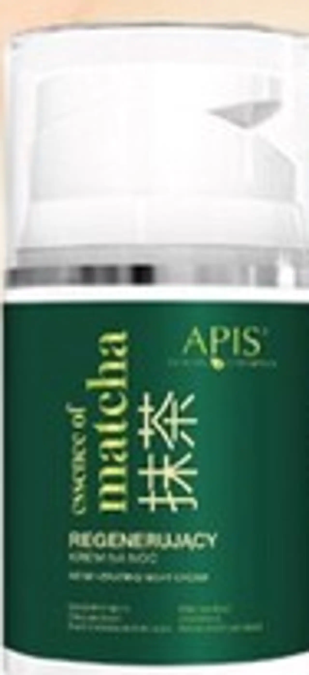 APIS Essence of matcha, regenerujący krem do twarzy na noc