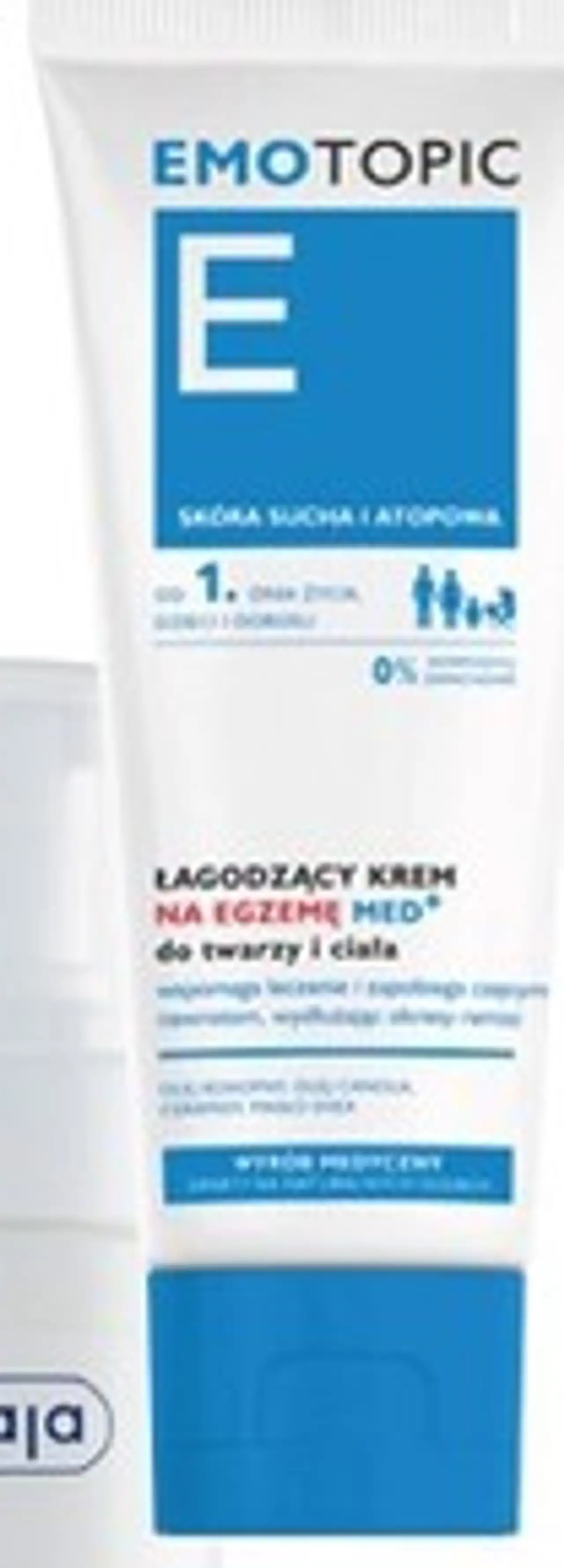 EMOTOPIC Med+ łagodzący krem na egzemę do twarzy i ciała