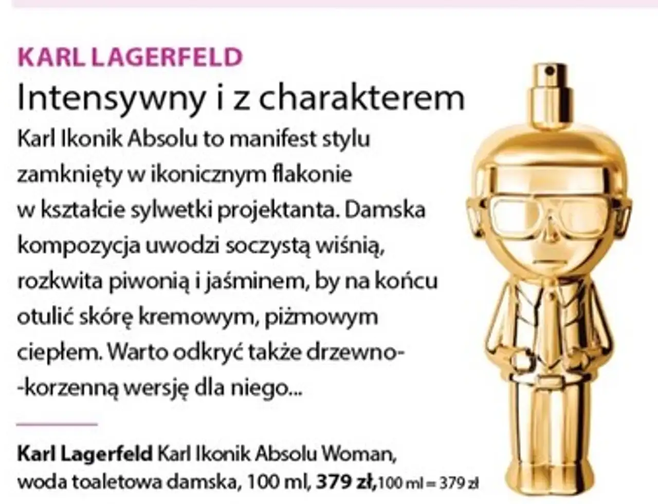 Karl Lagerfeld Karl Ikonik Absolu Woman, woda toaletowa damska