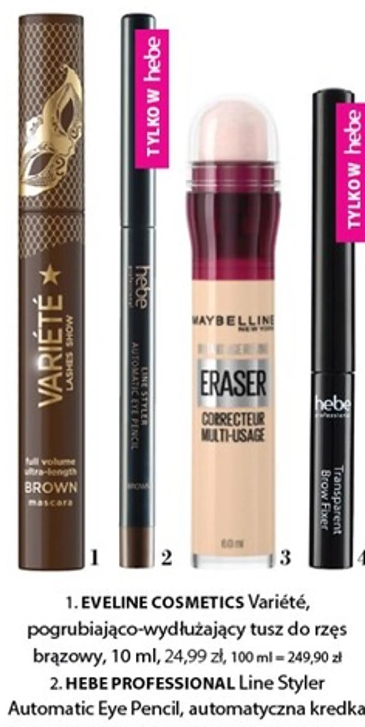 HEBE PROFESSIONAL Line Styler Automatic Eye Pencil automatyczna kredka do oczu brown