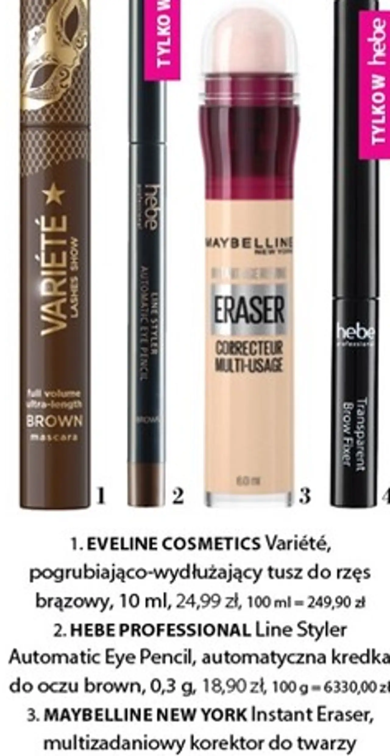 MAYBELLINE NEW YORK Instant Eraser multidadaniowy korektor do twarzy 00 ivory
