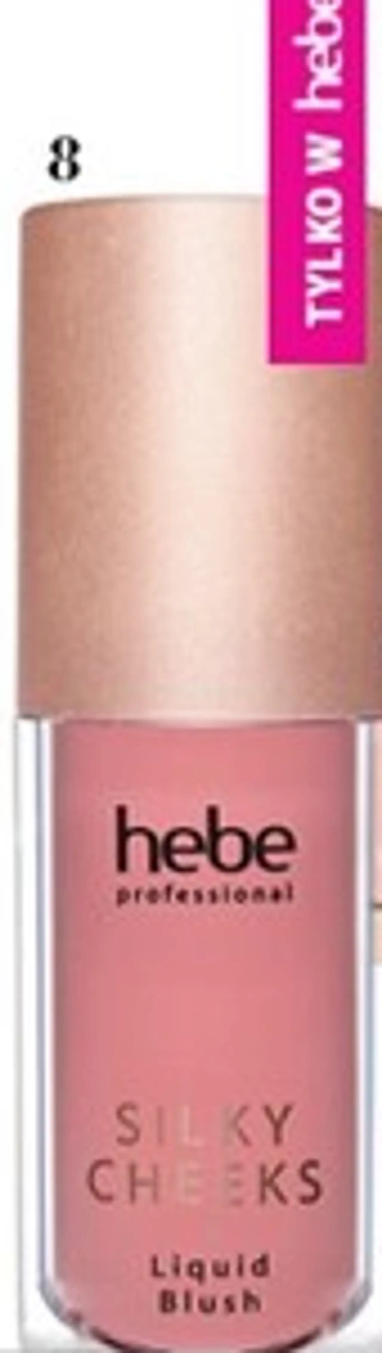 HEBE PROFESSIONAL Silky Cheeks Liquid Blush, róż w płynie do policzków Love Story