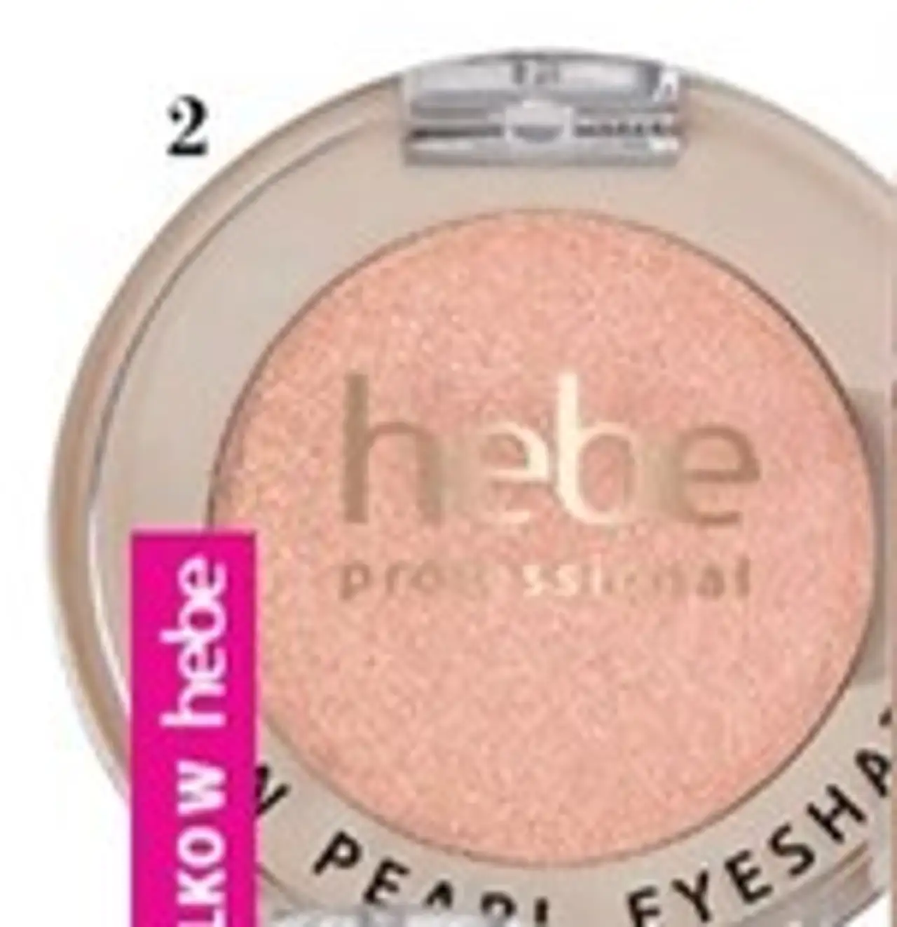 HEBE PROFESSIONAL Satin Pearl Eyeshadow, rozświetlający cień do powiek 31 whipped