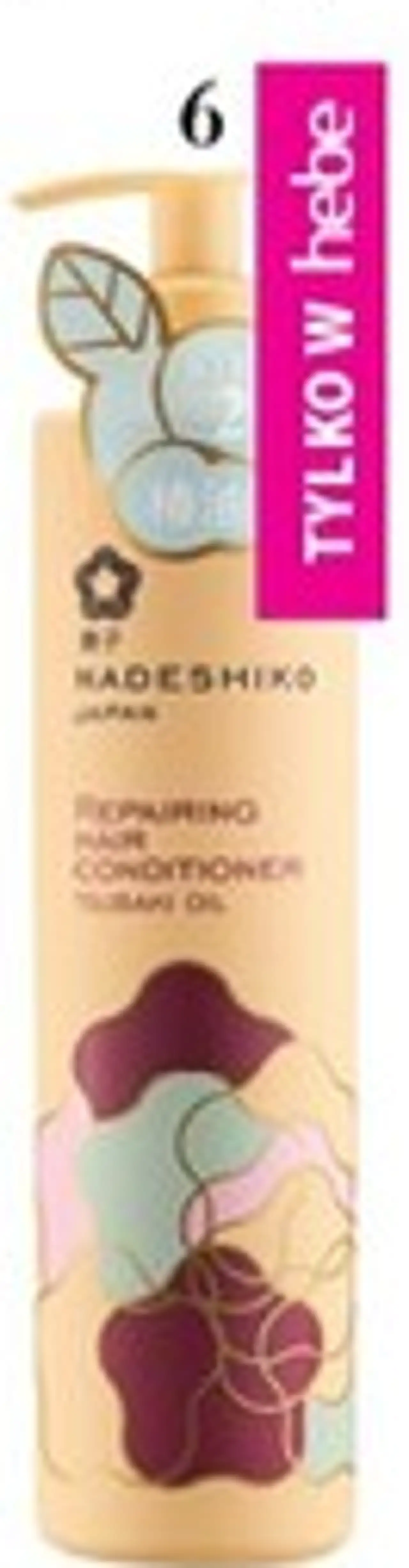 NADESHIKO Repairing, odbudowująca odżywka do włosów z olejkiem tsubaki, 370 ml