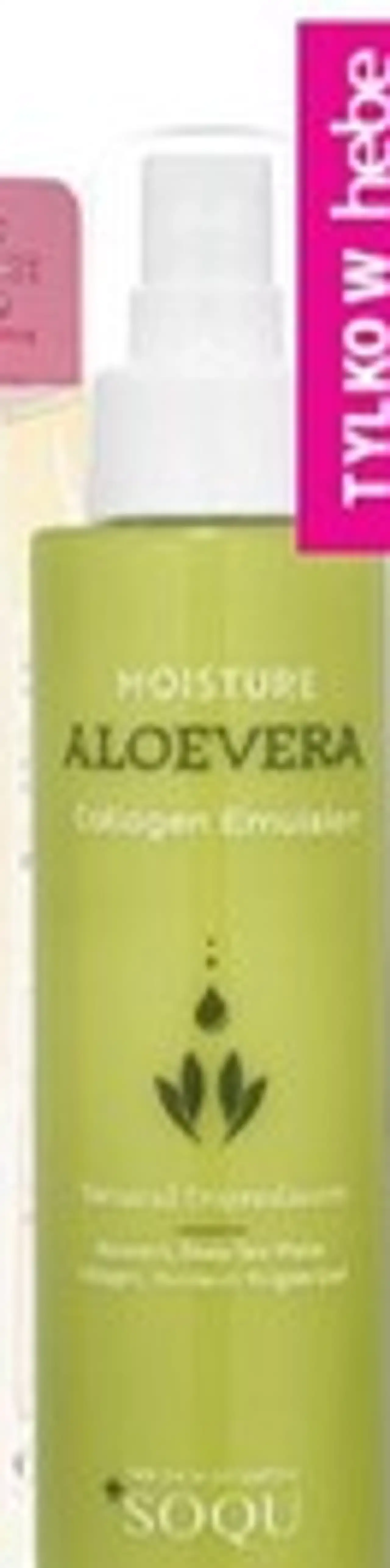 SOQU Aloe Vera nawilżająca emulsja do twarzy 150 ml