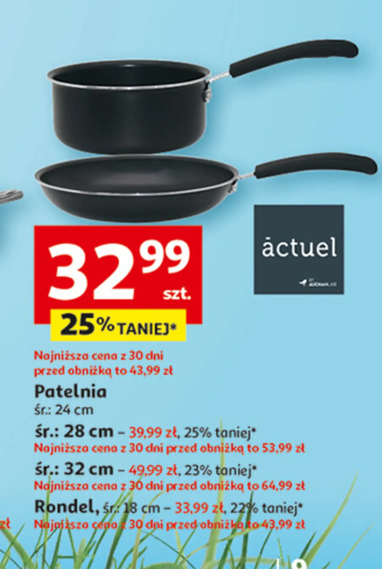 Patelnia 32 cm Actuel