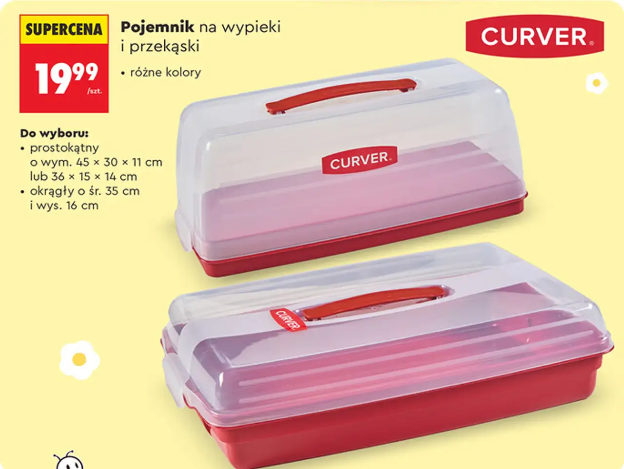 Pojemnik na wypieki i przekąski CURVER