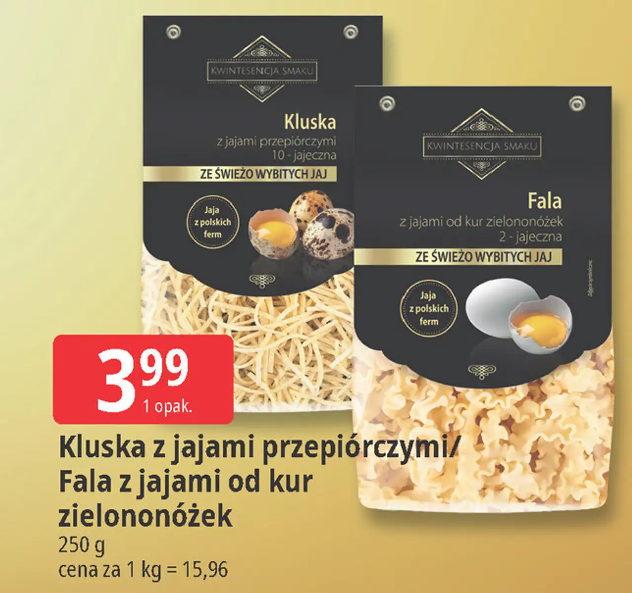 Makaron przepiórczy krajanka Kwintesencja Smaku
