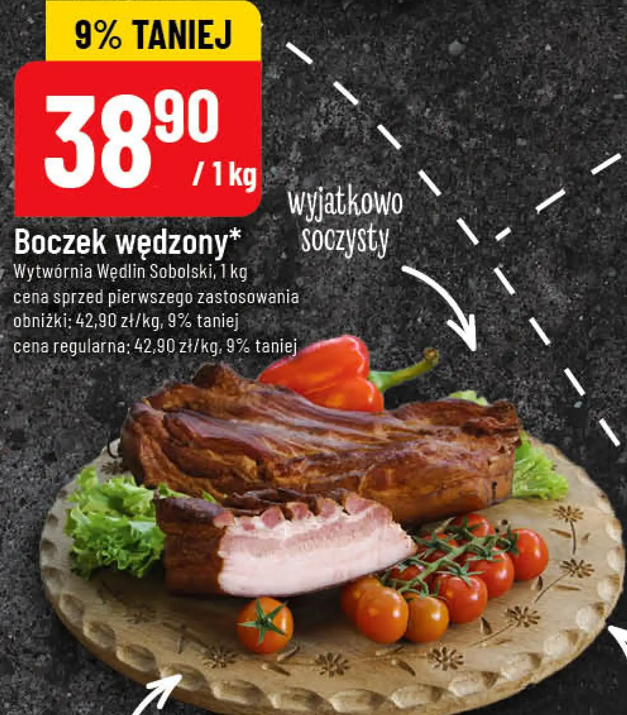 Boczek wędzony Wytwórnia Wędlin Sobolski