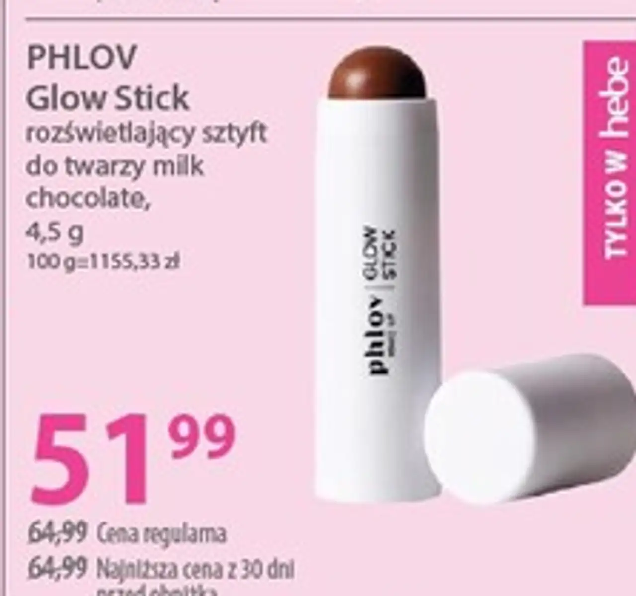 rozświetlający sztyft do twarzy PHLOV Glow Stick