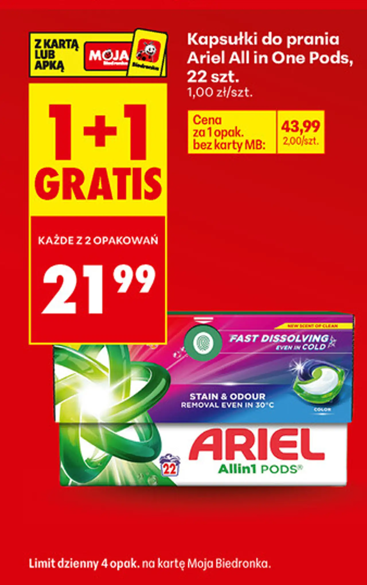 Kapsułki do prania Ariel All in One Pods