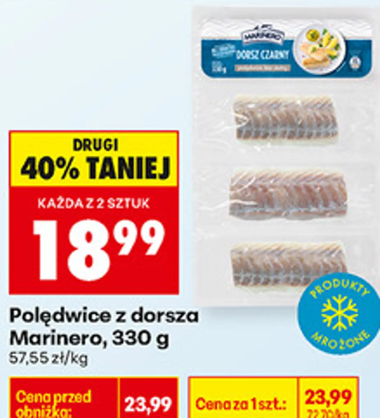 Polędwice z dorsza Marinero, 330 g