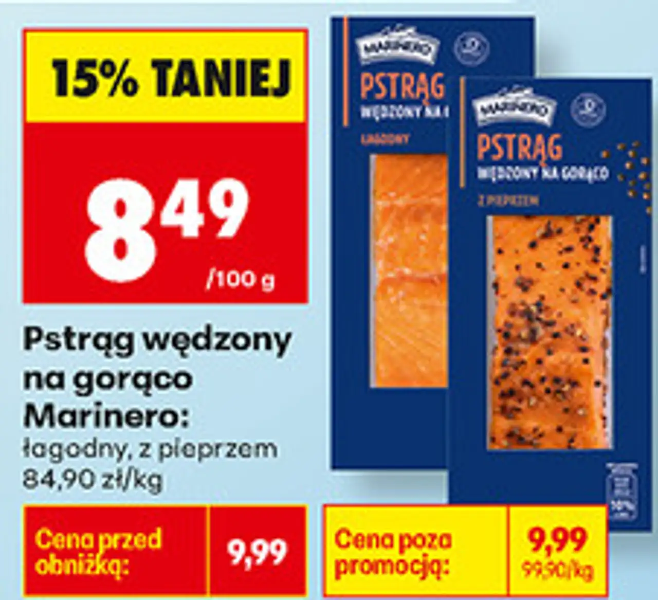 Pstrąg wędzony na gorąco Marinero