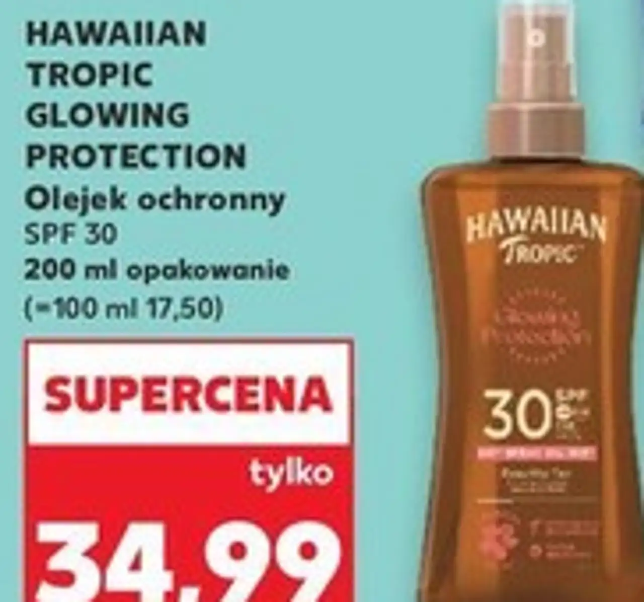 Olejek ochronny SPF 30 HAWAIIAN TROPIC GLOWING PROTECTION